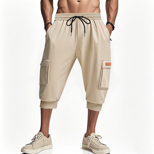 Herren Cargo-Shorts mit elastischem Bund und praktischen Seitentaschen EB