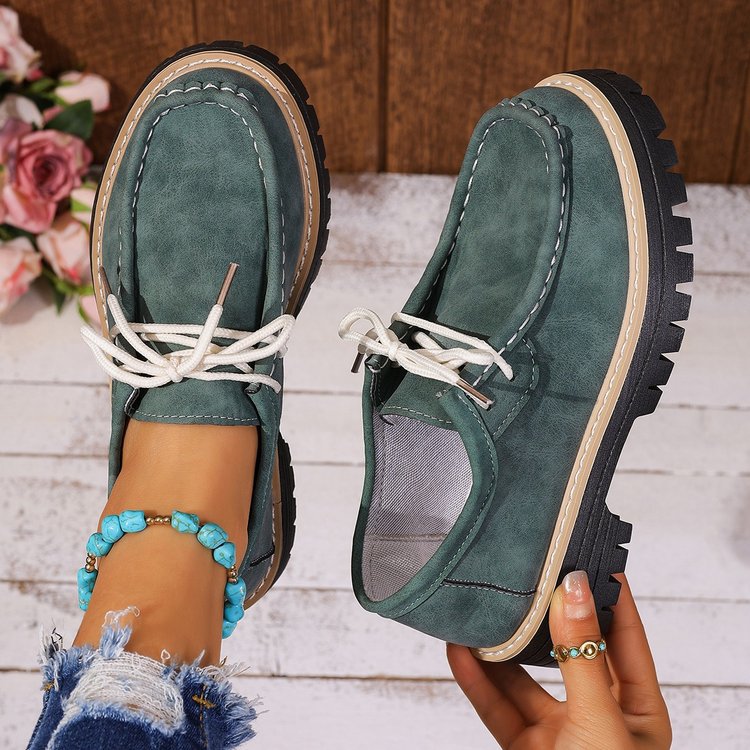 Damen Bequeme Mokassins mit robustem Profil EB