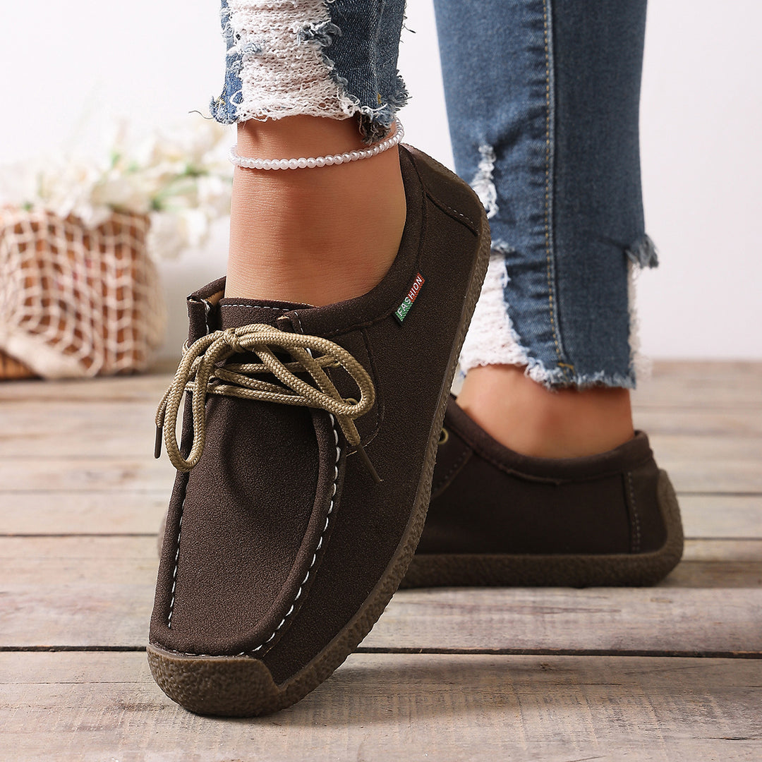 Damen Freizeit-Schuhe im lässigen Slipper-Stil mit bequemer Sohle EB