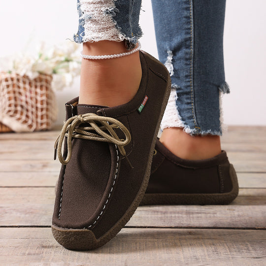 Damen Freizeit-Schuhe im lässigen Slipper-Stil mit bequemer Sohle EB