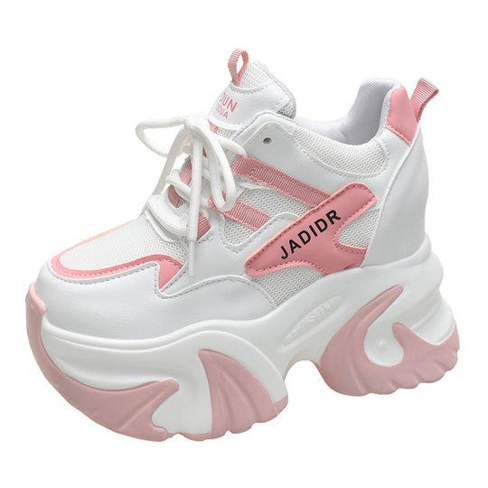 Damen Chunky Sneakers mit modischem Design und extraleichtem Fußbett EB