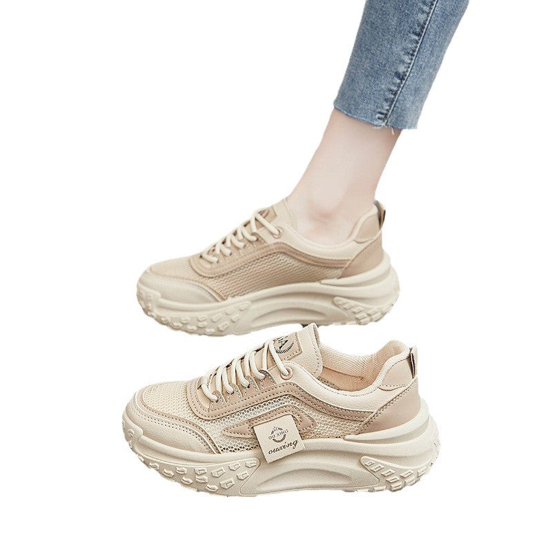 Damen Sportliche Sneakers mit atmungsaktivem Mesh-Obermaterial und innovativer Dämpfungstechnologie EB
