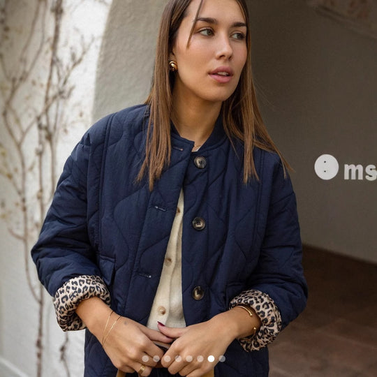 Damen Steppjacke mit strukturiertem Design und praktischen Taschen EB