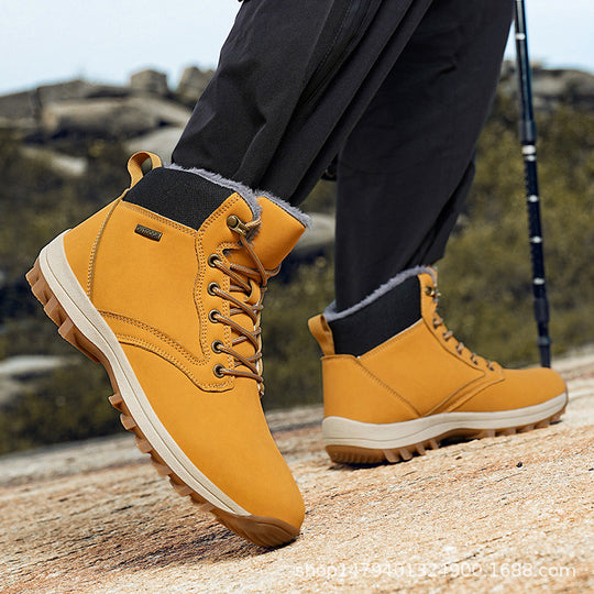 Damen Wärmeisolierte Winterstiefel mit rutschfester Sohle und kuscheligem Innenfutter EB