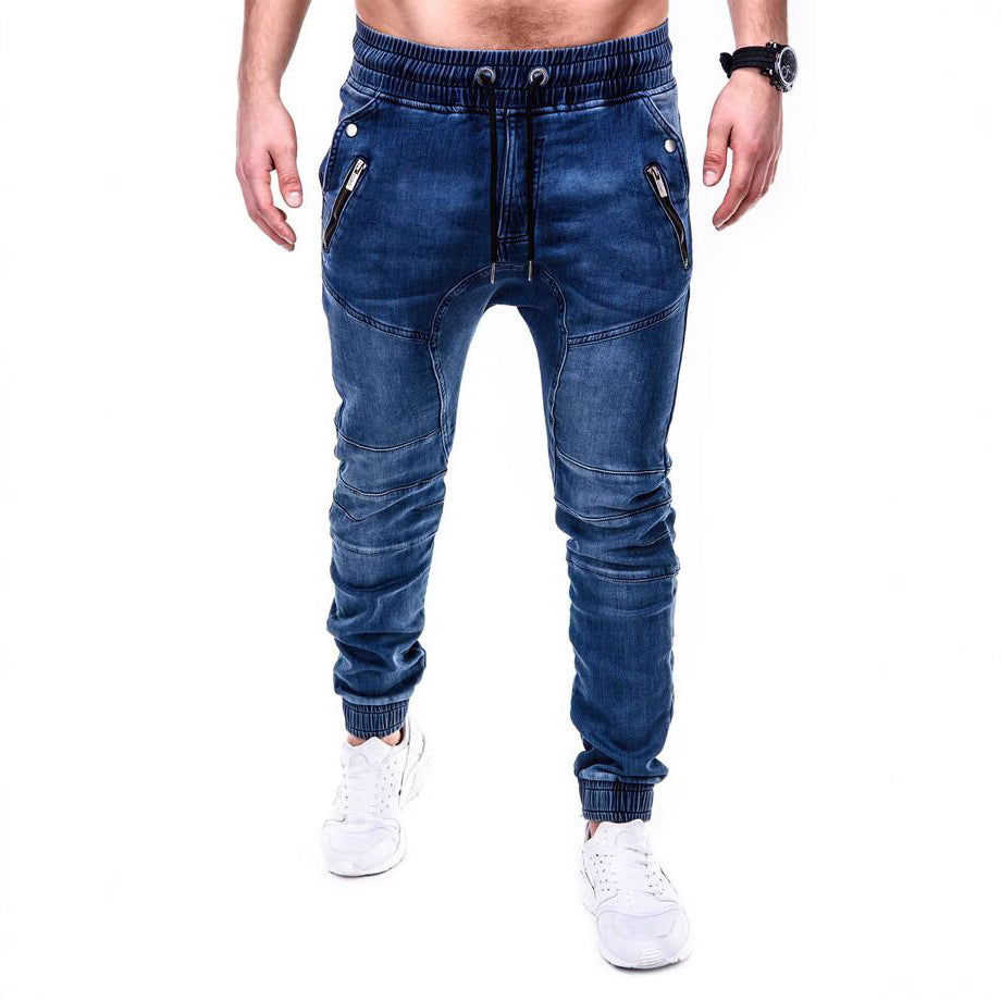 Herren Jogginghose im modernen Skinny Fit mit dehnbarer Baumwollmischung und sportlichen Details EB