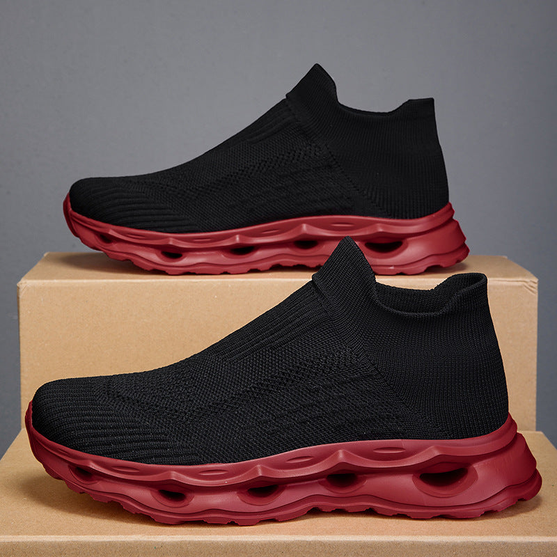 Damen Hochentwickelte Sportliche Sneakers mit elastischem Strickoberteil und dämpfender Sohle EB