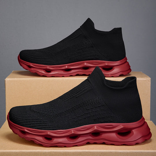 Damen Hochentwickelte Sportliche Sneakers mit elastischem Strickoberteil und dämpfender Sohle EB