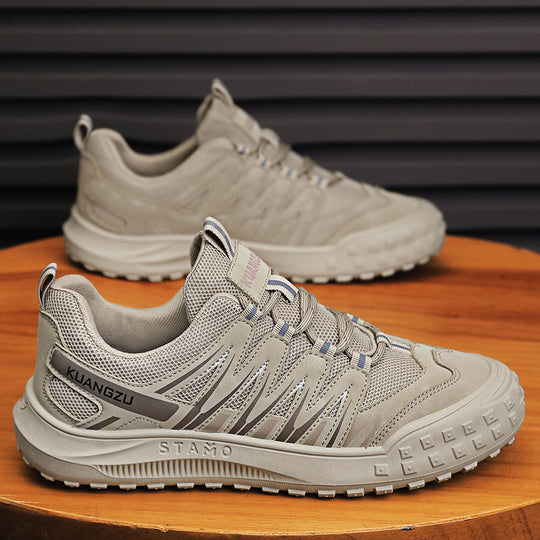 Damen Sportliche Freizeitsneaker mit atmungsaktivem Mesh und robustem Sohlenprofil EB