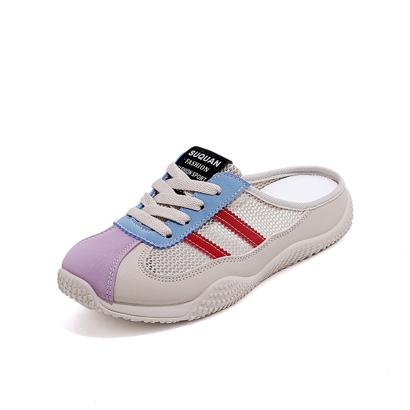 Damen Freizeit Sneakers mit atmungsaktiver Mesh-Oberfläche und rutschfester Sohle EB