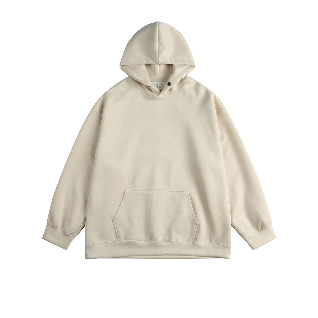 Herren lässiger Kapuzenpullover aus hochwertigem Baumwollmix mit praktischer Kängurutasche EB
