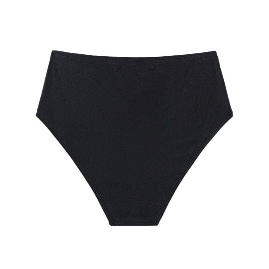 Damen Hochgeschnittener Bikini-Slip mit dekorativem Gürteldetail EB