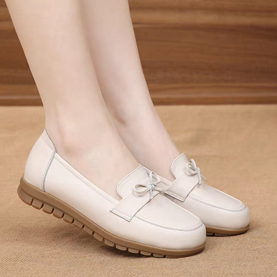 Damen Ballerinas mit eleganten Schleifenakzenten und rutschfester Sohle EB