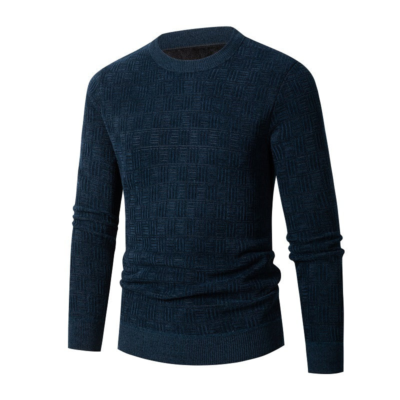 Herren modischer Strickpullover mit einzigartigem Strukturdesign EB