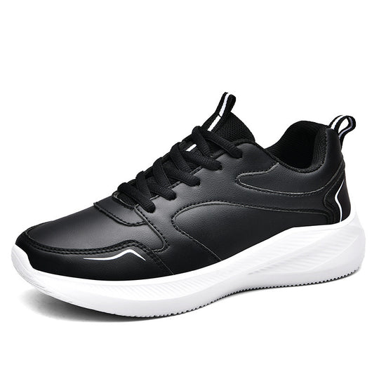 Unisex nan minimalistischer Kunstleder-Sneaker mit ergonomischer EVA-Zwischensohle und Zuglasche EB