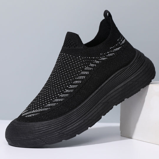 Damen Slip-On Sneakers mit atmungsaktivem Obermaterial von EB