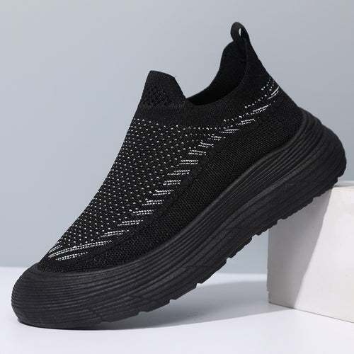 Damen Slip-On Sneakers mit atmungsaktivem Obermaterial von EB