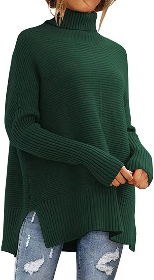Damen Kuscheliger Rollkragenpullover EB