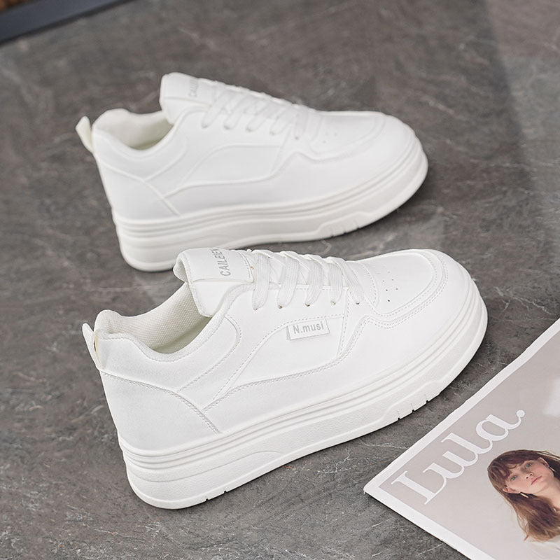 Damen Komfortable und modische Plateau Sneakers EB