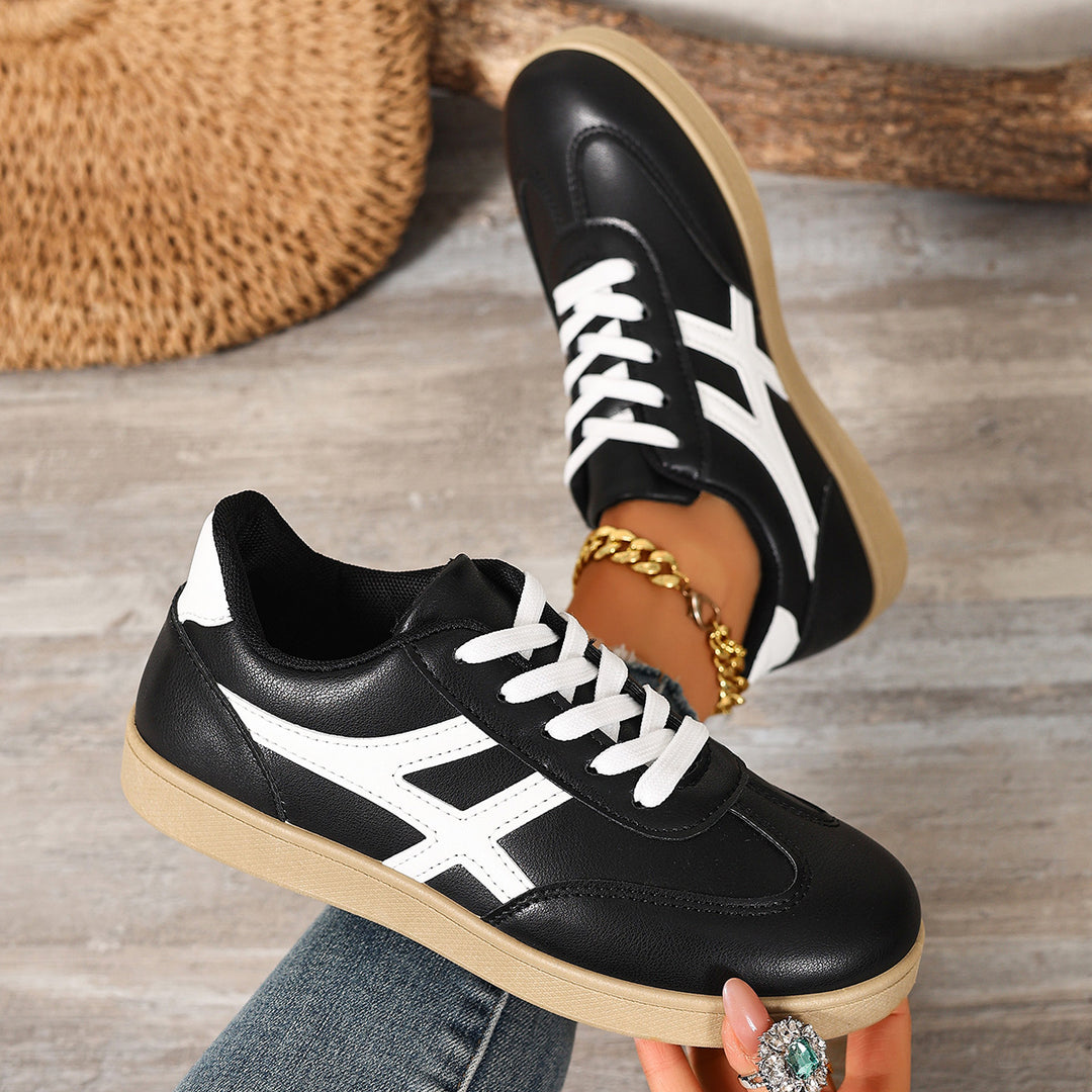 Damen Sneakers mit modischem Design und komfortabler Laufsohle EB