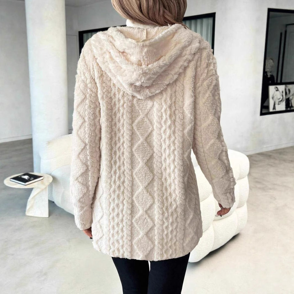 Damen Fleece-Jacke mit luxuriösem samtigem Touch EB
