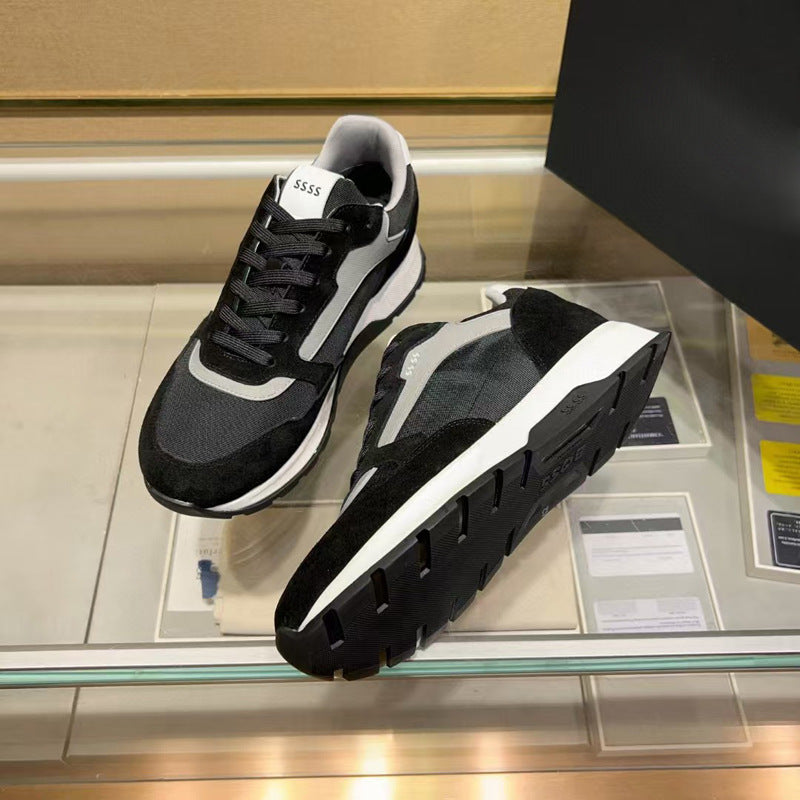 Damen Sportliche Herren-Sneaker mit atmungsaktiver Oberfläche und stoßdämpfender Sohle EB