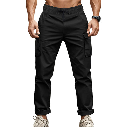 Herren Cargo-Hose mit elastischem Bund und praktischen Seitentaschen EB 1758812816