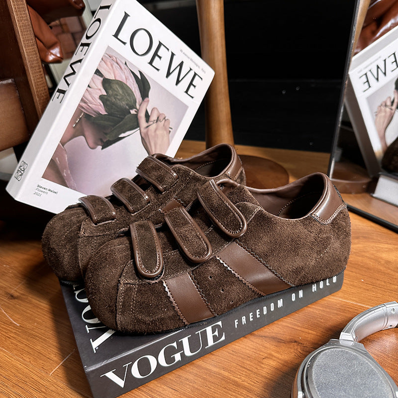 Damen Sportliche Clogs mit praktischen Klettverschluss und bequemer Dämpfung EB