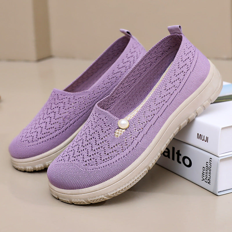 Damen Komfortable und elegante Slipper mit atmungsaktivem Design EB