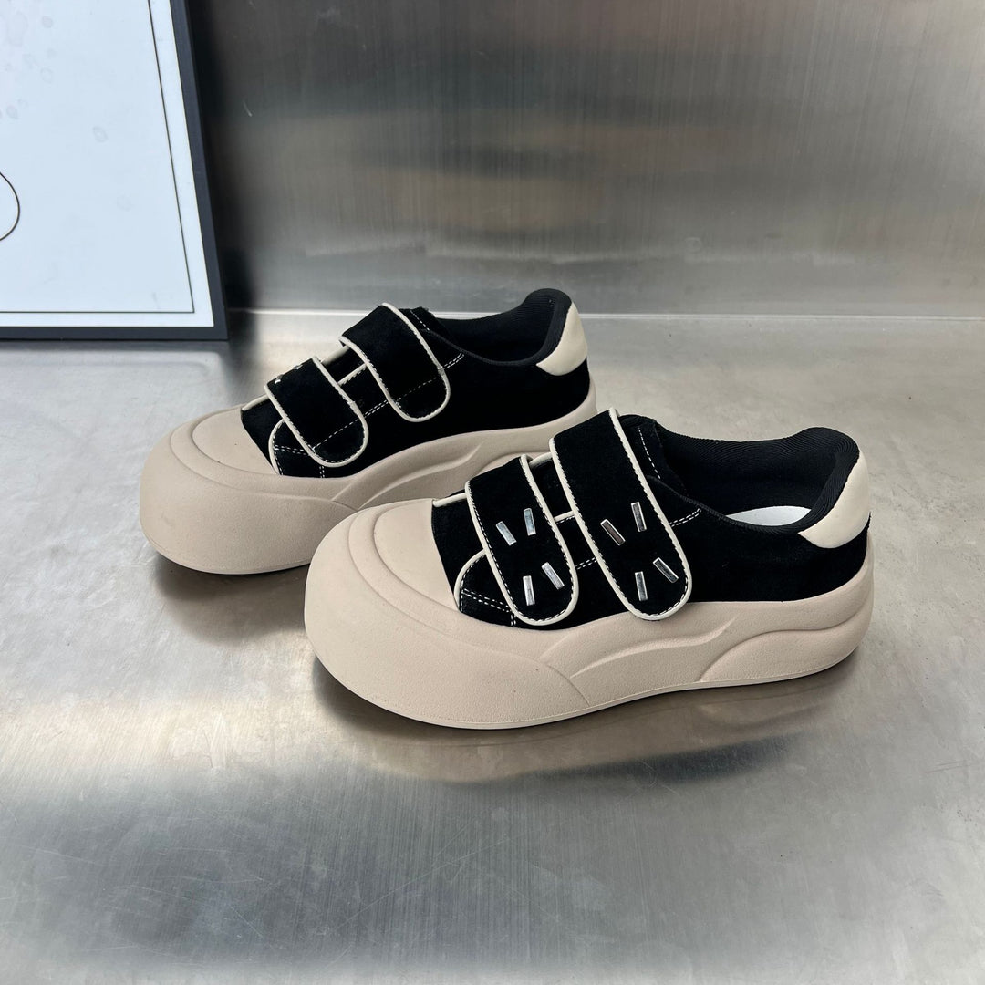 Damen Innovative Chunky Sneakers mit praktischen Klettverschlüssen EB