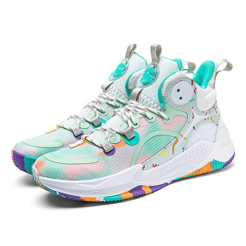 Damen Sportliche High-Top Sneakers mit innovativem Dämpfungssystem und atmungsaktiven Obermaterialien EB