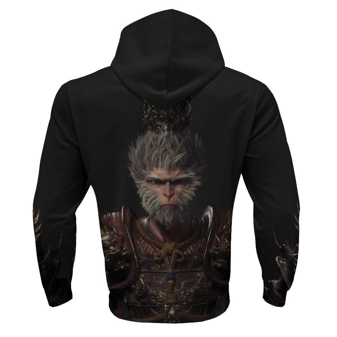 Herren Kapuzenpullover mit auffälligem Tiermotiv und praktischem Design EB