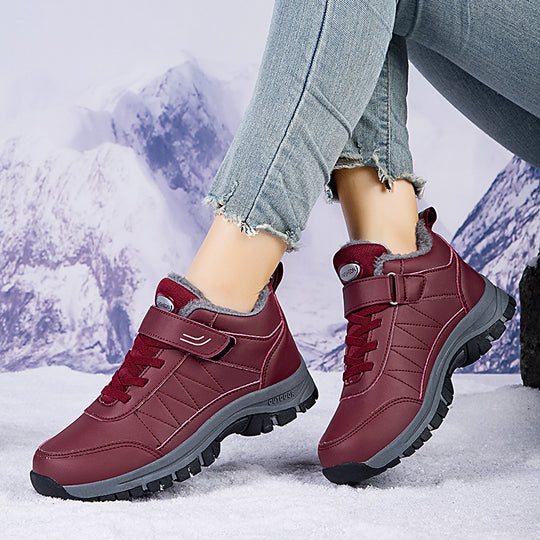 Damen Wetterfeste Outdoor-Sneakers mit isolierendem Innenfutter und rutschfester Sohle EB