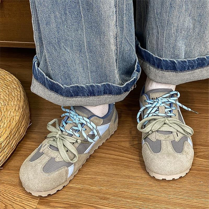 Damen Sportliche Sneaker mit rutschfester Sohle und atmungsaktivem Obermaterial EB