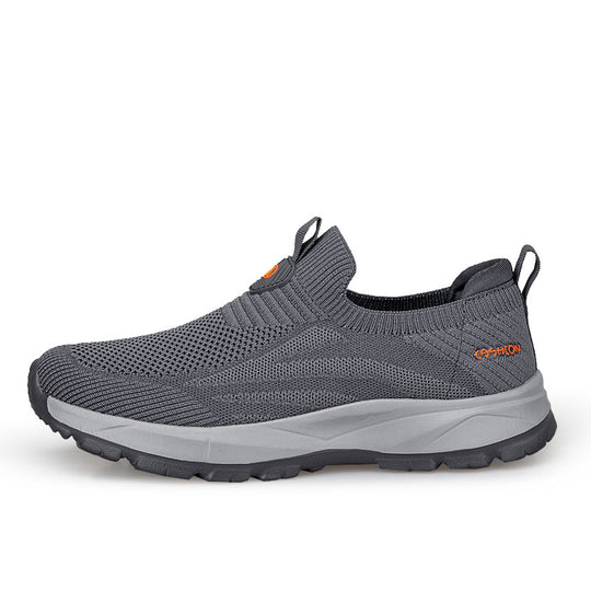 Damen Atmungsaktive Slip-On Sneakers mit flexibel dämpfender Sohle EB