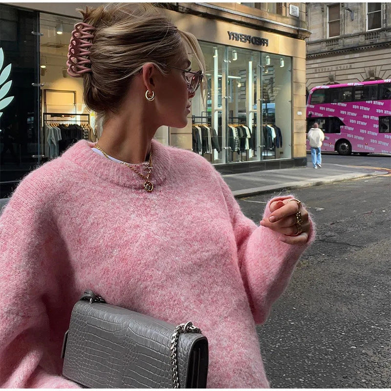 Damen Kuscheliger Oversized-Pullover EB