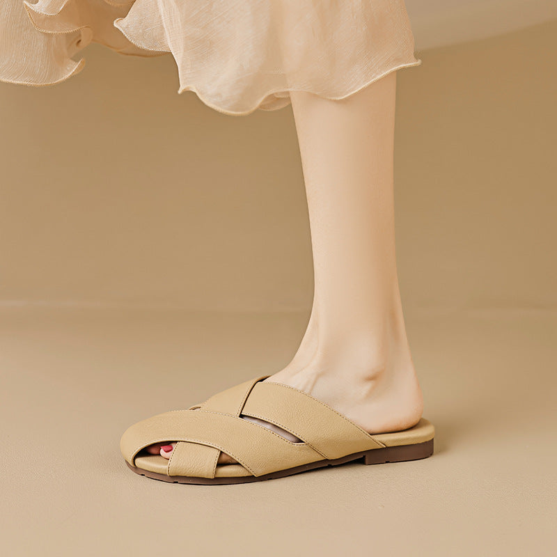 Damen elegante Clogs mit geschmackvollem Riemendesign EB