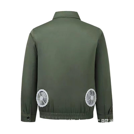 Herren modische Utility-Jacke mit praktischen Taschen R&B