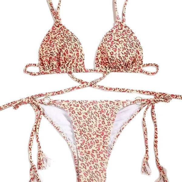 Damen Bikini-Set mit verspielten Bindebändern EB