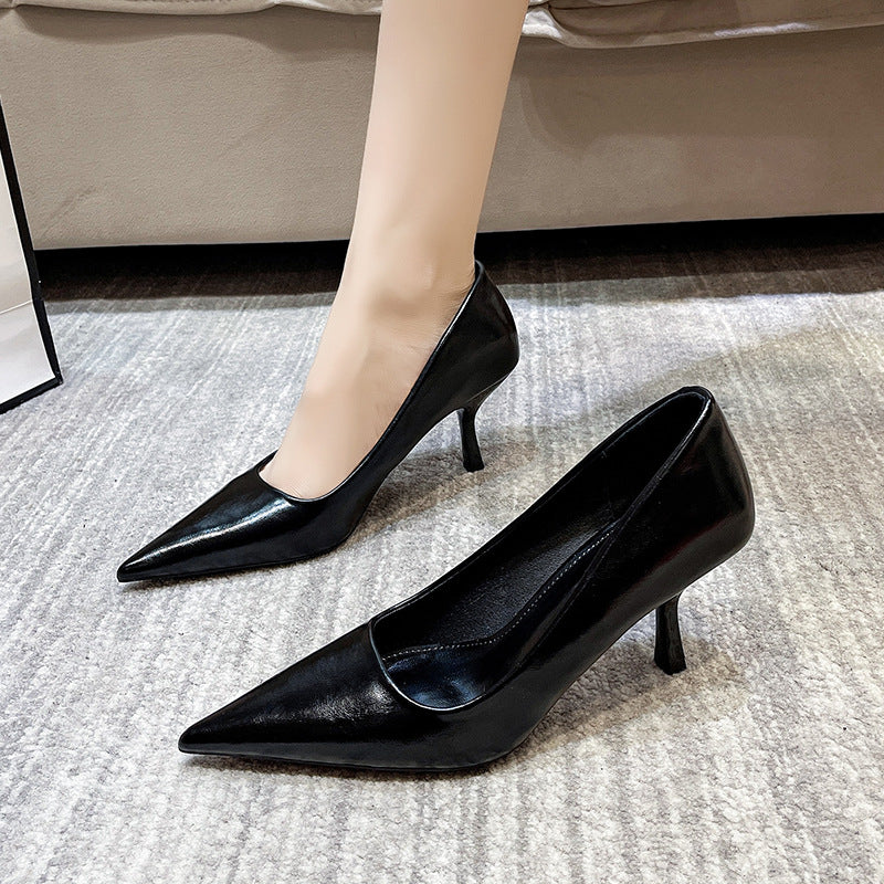Damen Elegante spitze High Heels mit schmalem Absatz EB