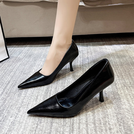 Damen Elegante spitze High Heels mit schmalem Absatz EB