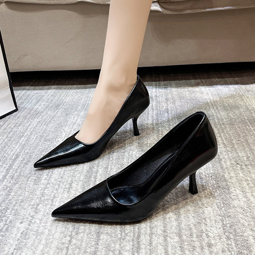 Damen Elegante spitze High Heels mit schmalem Absatz EB