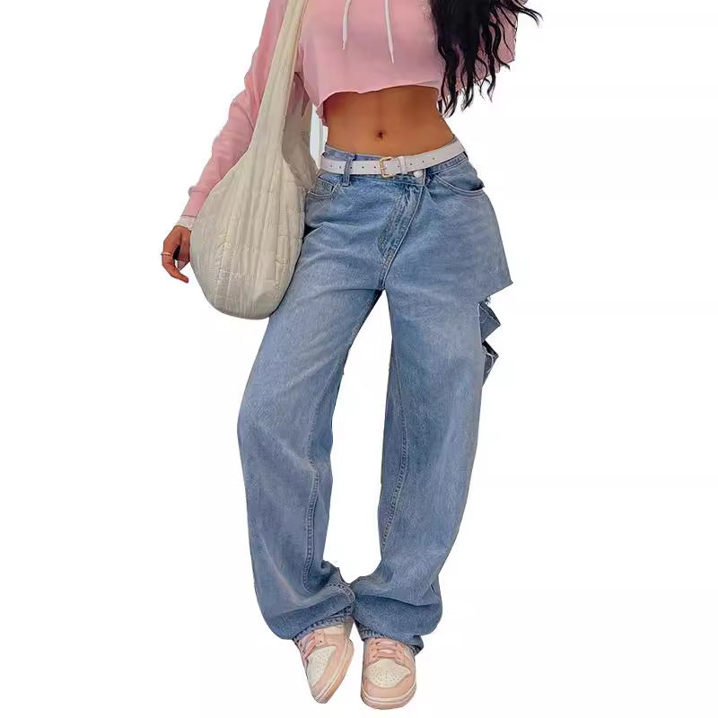 Damen lockere Jeans EB