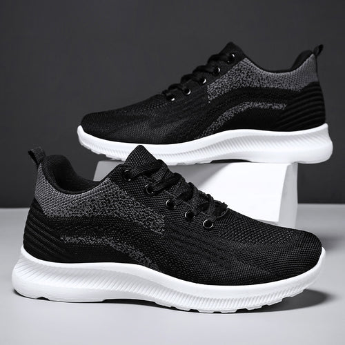 Herren nan leichter Strick-Sneaker mit sockenähnlichem Schaft, nahtlosem Obermaterial und reaktiver EVA-Dämpfung EB