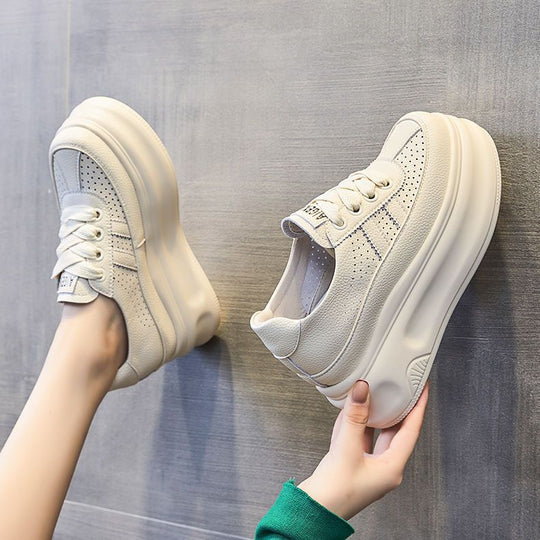 Damen Sneakers mit extra dicker Sohle EB