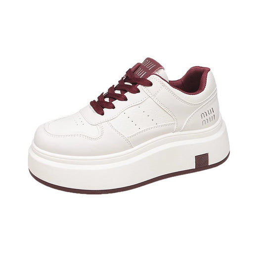 Damen Plateau Sneakers mit einzigartigem Obermaterial und nachhaltiger Sohle EB