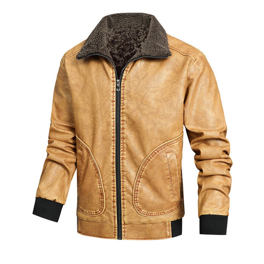 Herren lässige Vintage jacke mit weichem Innenfutter EB