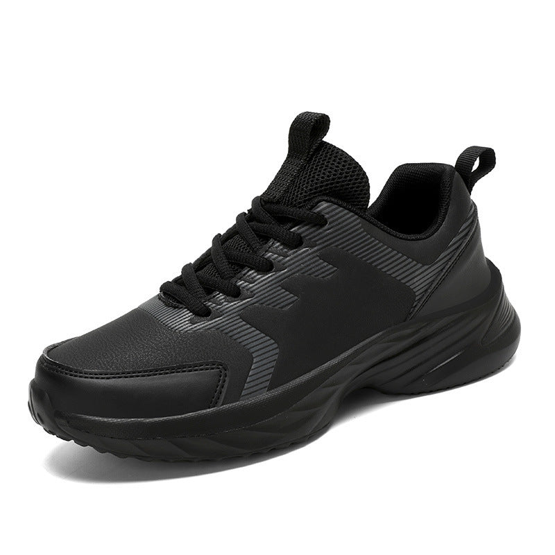 Unisex nan urbaner Komfort-Sneaker mit gepolsterter Keilsohle atmungsaktiver Meshzunge und robustem Kunstlederbesatz EB