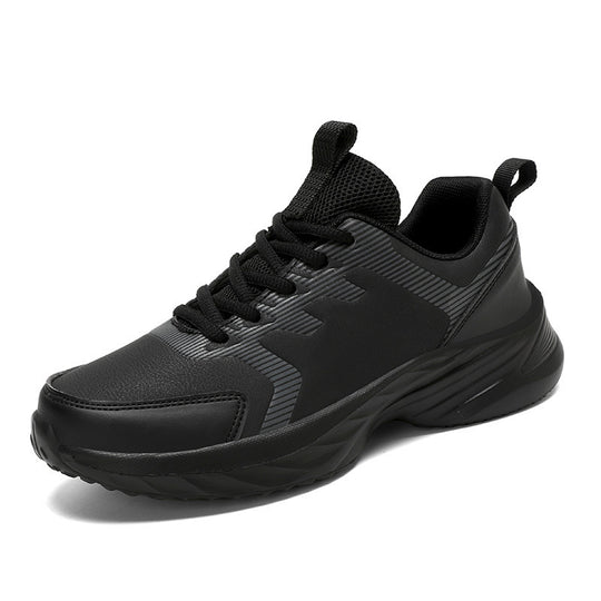 Unisex nan urbaner Komfort-Sneaker mit gepolsterter Keilsohle atmungsaktiver Meshzunge und robustem Kunstlederbesatz EB