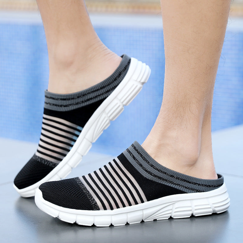 Damen Freizeit-Sneaker mit flexiblem Strick-Obermaterial und rutschfester Sohle EB