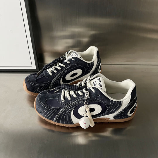 Damen Sportliche Sneakers mit atmungsaktiver Mesh-Oberfläche und trendigem Design EB